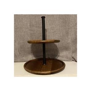 Support à gâteau en bois naturel pour les fêtes d'anniversaire, offrant une hauteur d'affichage élégante et une base stable pour les desserts - Product Image 3