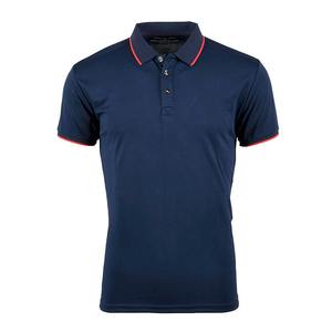 Polo transpirable de tela de algodón de manga corta moderno diseño ajustado perfecto para el verano casual y el uso diario - Product Image 3