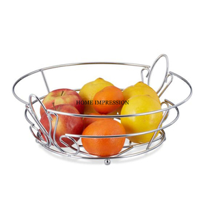 Cestas de almacenamiento de alambre de hierro multicolor con logotipo personalizado, cestas de frutas y verduras hechas a mano de estilo moderno a la venta del exportador - Product Image 5