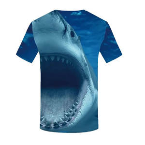 Camiseta informal con estampado 3D para hombre, diseño superior de gran tamaño de verano caliente con ropa de sublimación personalizada - Product Image 2