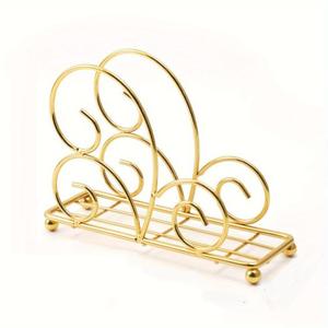 Vaisselle Serviette Support Décoratif Porte-Serviettes En Métal Doré Porte-Serviettes Décoratif Moderne Au Prix Le Plus Bas - Product Image 1