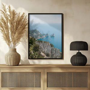 Coast of Capri Italy Digital <b>Printed</b> Canvas Support Base - Product Image 3