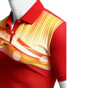 Nouveauté Polo T-shirt pour homme respirant et élégant, sublimation, décontracté, grande taille, design de polo T-shirt, sublimation - Product Image 3