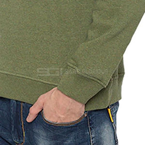 Sudadera Unisex de Alta Calidad en Felpa de Algodón, con Logotipo Personalizado, Sudadera Lisa de Cuello Redondo Extra Grande para Hombre - Product Image 5