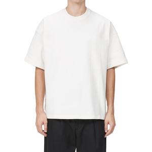 Camiseta con logotipo personalizado para hombre, diseño de algodón 100%, calidad de lujo, cuello redondo, ropa de calle de gran tamaño con hombros caídos, camiseta en blanco para hombre - Product Image 1