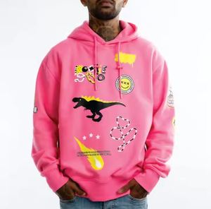 Custom Brand Logo High Quality Fashion <b>Hip</b> Hop Men's Casual Pullover Hoodies Sweatshirts - Product Image 4