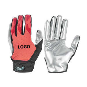 Guantes de fútbol americano con sublimación universitaria personalizada de estilo de tendencia Guantes de uniforme de fútbol americano de práctica personalizada - Product Image 6