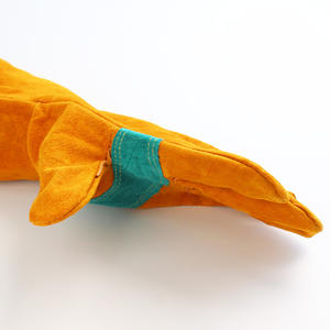 Gants de travail en cuir de vachette pleine paume et demi-main pour le jardinage, durables et confortables, vente en gros - Product Image 4