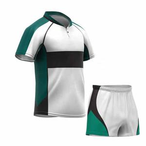Logo personnalisé, uniforme de rugby léger à manches courtes, vêtements de sport, dernière conception et style d'ensembles de prix - Product Image 3