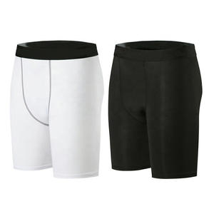 กางเกงขาสั้นรัดกล้ามเนื้อสำหรับออกกำลังกายเล่นยิมของผู้ชายผ้าสแปนเด็กซ์แห้งเร็วลายกีฬาออกกำลังกาย XXS - Product Image 1