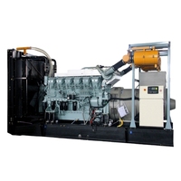 Groupe électrogène diesel de secours 50 Hz avec moteur Sme Mitsubishi pour centre de données, puissance de 30 kW à 3000 kW