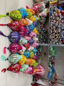 Lámpara de mimbre de nuevo diseño para jardín, hogar, restaurante, fiesta, decoración única, linterna de seda de bambú ecológica colorida - Product Image 5