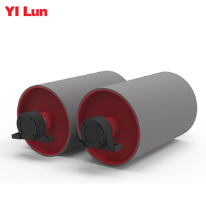 Polea transportadora de accionamiento de rodillos cubierta de goma de 1200 mm de diámetro YiLun para minería - Product Image 3
