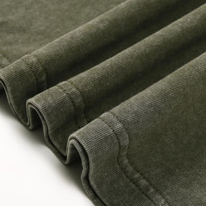 T-shirts d'été surdimensionnés confortables lavés à l'acide avec étiquettes de conception de taille de couleur personnalisées broderie et impression de marque - Product Image 6