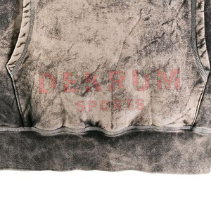 Sweat-shirts à capuche unis pour hommes 2026, effet délavé, en coton/polyester de haute qualité, respirants, faible MOQ, avec fermeture éclair, pour l'hiver - Product Image 5