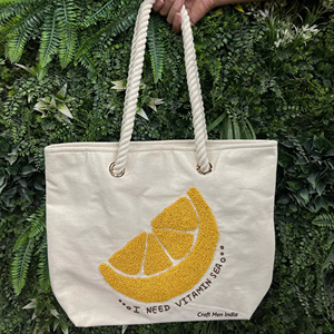 Sac de perles de plage personnalisé, sacs fabriqués à la main embrayages en résine perlée sacs à main en tissu de toile pour femmes sacs fourre-tout - Product Image 1