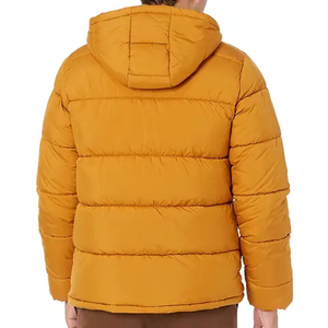 Chaqueta acolchada de lana, chaqueta cómoda para hombre, abrigos esenciales gruesos para hombre - Product Image 2