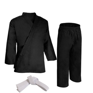 Tenues de karaté d'arts martiaux de haute qualité, logo personnalisé, tissu en coton durable, extensible et léger, entraînement de combat unisexe - Product Image 4