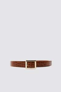Top rated strong leather <b>belt</b> with timeless buckle handmade using genuine leather for men - Product Image 5