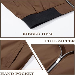 Blouson bomber décontracté pour homme avec doublure intérieure douce, coque extérieure résistante et coupe décontractée pour un confort quotidien. - Product Image 5