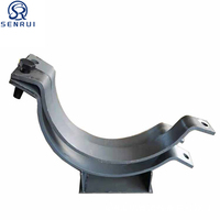Support de fixation pour tuyau en acier au carbone galvanisé robuste de qualité supérieure, réglable, service OEM personnalisé