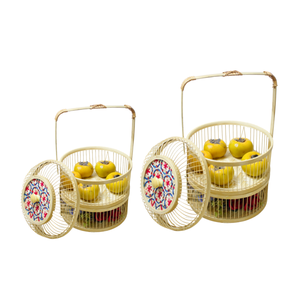 Cestas de bambú: una opción natural y sostenible para una organización elegante del hogar - Product Image 1