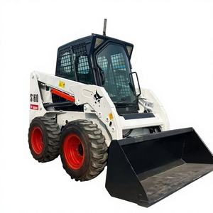 Chargeuse frontale compacte d'occasion S160, 2 tonnes, avec pompe hydraulique MOOG et moteur Cummins, pour travaux agricoles et de construction - Product Image 1
