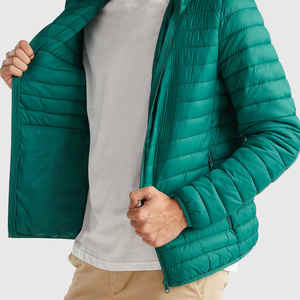 เสื้อแจ็คเก็ตพัฟเฟอร์ผู้ชายแบบหนา สไตล์ลำลอง ระบายอากาศได้ดี คอตั้งแบบซิป สั่งทำได้ ขายดีที่สุด - Product Image 2