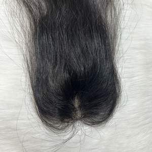 Topper de Cabello Remy Premium 1.5x4 Liso y Ondulado con Partidura Natural |   Extensiones de Cabello Humano 100% con Clip para Cobertura - Product Image 5