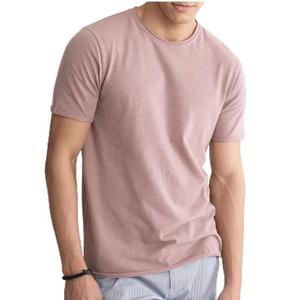 เสื้อยืดผ้าฝ้ายคอกลมพิมพ์ลายเรียบทนทาน - Product Image 1