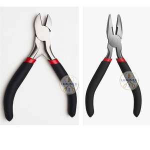 5 piezas de joyería de acero inoxidable de alta calidad, Mini Juego de Herramientas de alicates para cadena redonda DIY, cortador de nariz doblada, crimpadora - Product Image 4