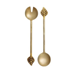 Ensemble de couverts fantastiques pour servir la salade avec finition polie et nickelée pour la maison à un prix abordable, ensemble de service de salade de la meilleure qualité - Product Image 4