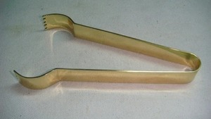 Vintage Brass Pastry Tong Handmade Dessert Serving Tongs Metal Bakery Buffet Tools Kitchen Accessories - Product Image 5