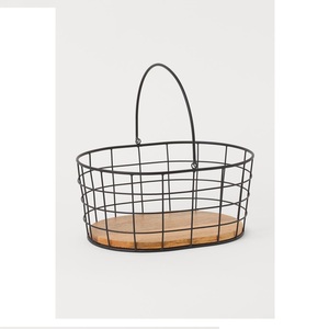 Support à gâteau décoratif en métal au design martelé pour comptoir de décoration de cuisine Panier décoratif pour support de panier Panier à fruits en métal - Product Image 2