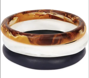 Ensemble de bracelets en bois de dernière conception de qualité supérieure avec bracelet en résine métallique dorée pour taille personnalisée meilleur cadeau bracelet et bracelet en bois - Product Image 6