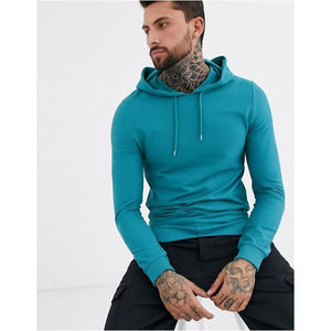 2025 haute qualité coton français éponge surdimensionné à capuche épais polaire goutte épaule plaine blanc personnalisé hommes sweats à capuche - Product Image 5