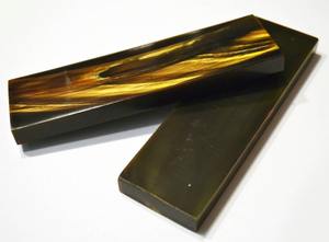 Material de hoja de cuerno de búfalo al por mayor para marcos de gafas de sol y ópticos de acetato hechos a mano - Product Image 2