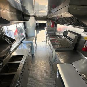 Camion de Restauration 5,8 m en Acier Inoxydable, Fourgon de Traiteur Motorisé pour Service Extérieur avec Compartiments Isolés et Espace de Préparation – Approvisionnement Direct Usine - Product Image 4