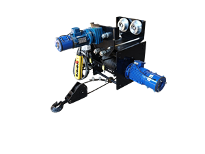 Compact 2 Ton Wire Rope Electric <b>Hoist</b> 6 Meter Lift Height 1/2 Fall System INOVIC Gearbox 4 Way Control Restaurants Hotels - Product Image 3