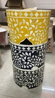 Plateau à gâteau en bois MDF personnalisé, art indien exotique, couleur personnalisée, support pour chocolat, fait main, écologique, sûr, lavage à la main uniquement, neuf