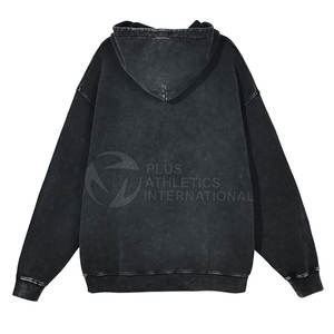 Sudadera con capucha lavada con ácido de algodón para hombre de último estilo, ropa de verano de manga larga, ropa informal para hombre, Sudadera con capucha - Product Image 2