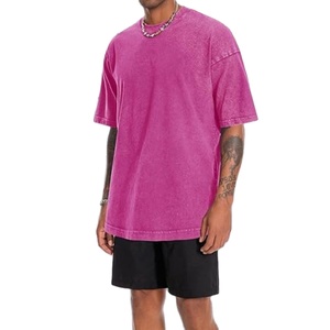 OEM personalizado 100% algodón camiseta de gran tamaño de los hombres en blanco liso manga corta Streetwear moda camiseta 2025 - Product Image 5