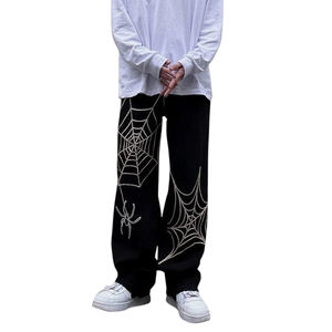 Pantalon de survêtement unisexe baggy pour un usage quotidien mélange de coton respirant meilleur produit de qualité hommes portent un pantalon - Product Image 1