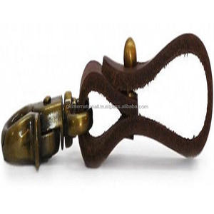 Entièrement Personnalisé En Cuir porte-clés porte-clés Personnalisé En Cuir Porte-clés Avec Votre Logo ou Texte et heavy duty antique raccord - Product Image 4