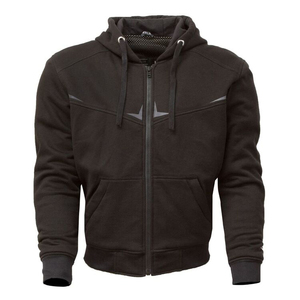 Sweat-shirt à capuche pour moto, veste en polaire, fermeture éclair, coussinets de protection amovibles, moto et course automobile, vente en gros - Product Image 4