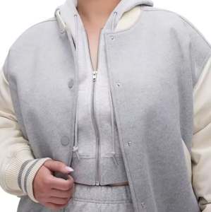 Fabricación 100% de alta calidad de color personalizado para mujer chaqueta universitaria transpirable chaqueta universitaria hecha a medida para mujer - Product Image 4