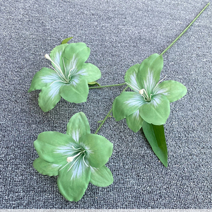 Flores Artificiales de <span class=keywords><strong>Hemerocallis</strong></span> y Lirio de 3 Cabezas para Decoración de Arco de Salón de Bodas - Product Image 5