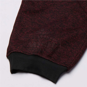 Pantalon décontracté en coton léger pour homme, taille haute, vêtements d'extérieur droits avec fermeture à taille élastique, quantité minimale de commande bas - Product Image 4