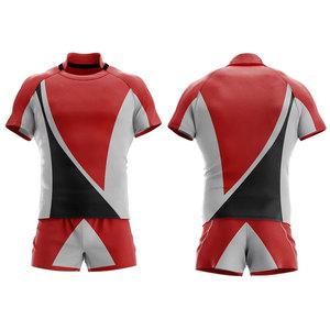 Uniformes Deportivos de Rugby Personalizados de Alta Calidad para Hombre, Diseño Premium, Transpirables, 100% Poliéster, Servicio OEM Disponible - Product Image 1