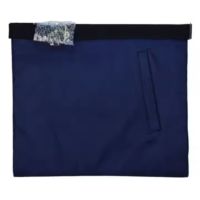 Tabliers maçonniques de la Loge Bleue, sur mesure, très résistants, broderie artisanale avec des broderies argentées complexes en point de croix, en solde !